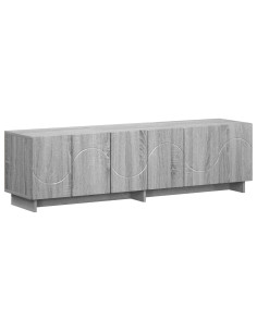 Supporto TV 140 x 34.5 x 40 cm Sonoma grigio 2