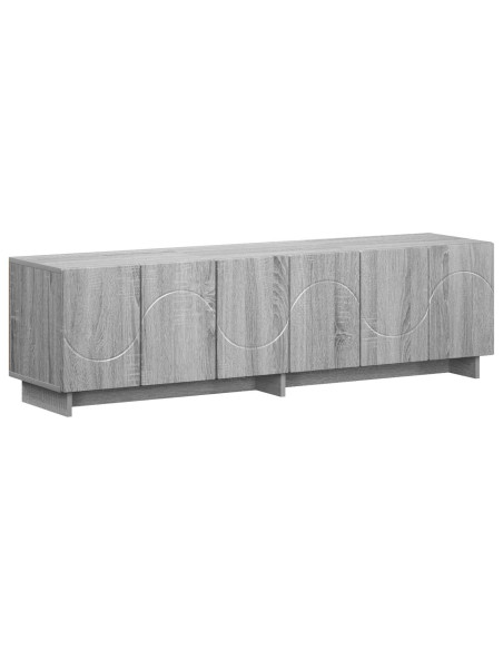 Supporto TV 140 x 34.5 x 40 cm Sonoma grigio