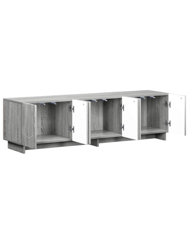 Supporto TV 140 x 34.5 x 40 cm Sonoma grigio