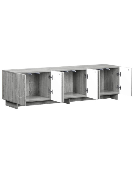 Supporto TV 140 x 34.5 x 40 cm Sonoma grigio