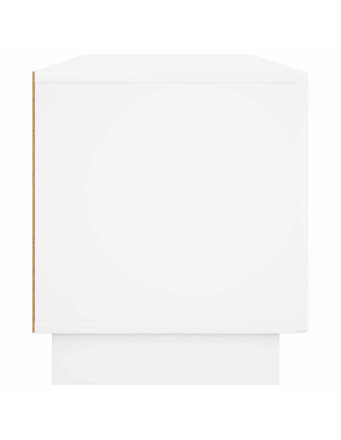 Supporto TV 140 x 34.5 x 40 cm Bianco Lucido