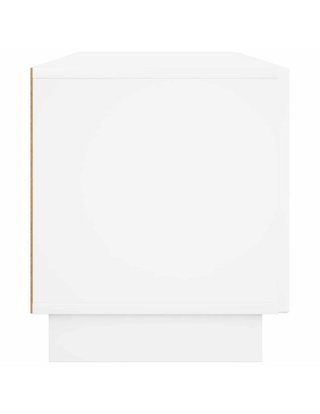 Supporto TV 140 x 34.5 x 40 cm Bianco Lucido