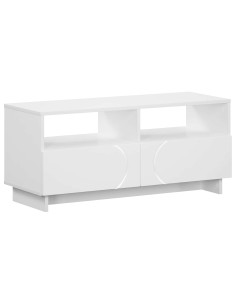 Supporto TV 90 x 34.5 x 40 cm Bianco Legno ingegnerizzato 2