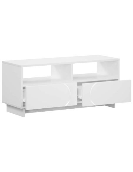 Supporto TV 90 x 34.5 x 40 cm Bianco Legno ingegnerizzato
