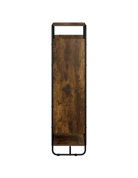 Credenza Rovere Fumo 60 x 37.5 x 144 cm Legno ingegnerizzato