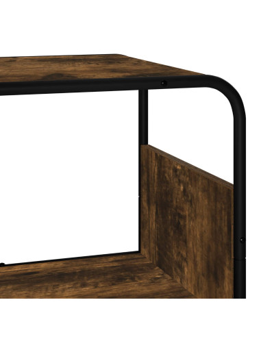 Credenza Rovere Fumo 60 x 37.5 x 144 cm Legno ingegnerizzato