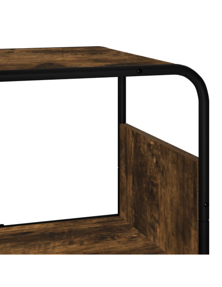 Credenza Rovere Fumo 60 x 37.5 x 144 cm Legno ingegnerizzato