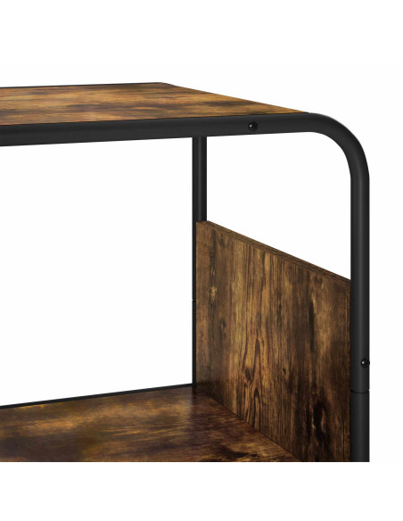 Credenza Rovere Fumo 80 x 37.5 x 144 cm Legno ingegnerizzato