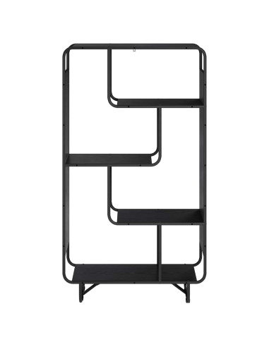 Credenza Rovere Nero 80 x 37.5 x 144 cm Legno ingegnerizzato