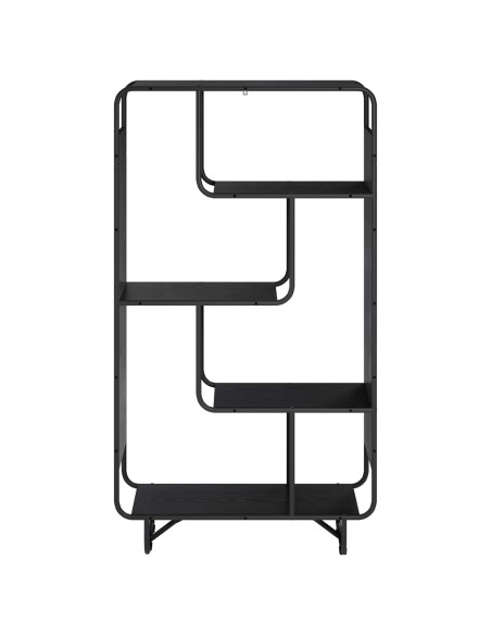 Credenza Rovere Nero 80 x 37.5 x 144 cm Legno ingegnerizzato