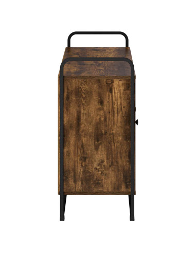 Credenza Rovere Fumo 102 x 35 x 75 cm Legno ingegnerizzato
