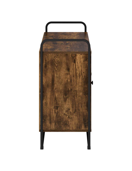 Credenza Rovere Fumo 102 x 35 x 75 cm Legno ingegnerizzato