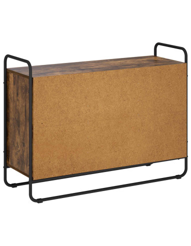 Credenza Rovere Fumo 102 x 35 x 75 cm Legno ingegnerizzato