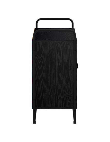 Credenza Rovere Nero 68 x 35 x 75 cm Legno ingegnerizzato