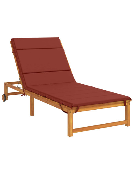 Cuscino per Lettino GEMERT 100% Poliestere Rosso