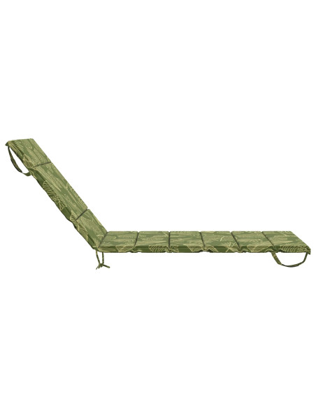 Cuscino per Lettino GEMERT 100% Poliestere Design a foglia