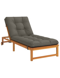 Cuscino per Lettino VIANEN 100% Poliestere Grigio 2