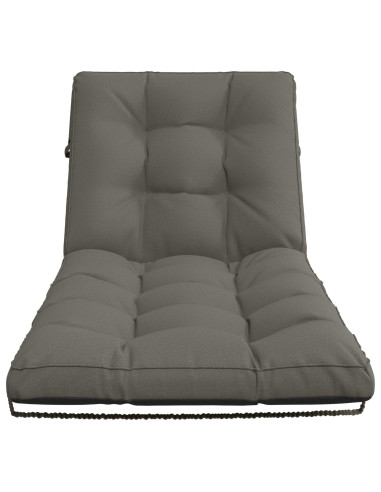Cuscino per Lettino VIANEN 100% Poliestere Grigio