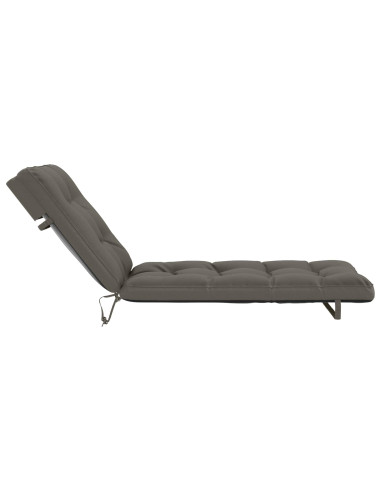Cuscino per Lettino VIANEN 100% Poliestere Grigio