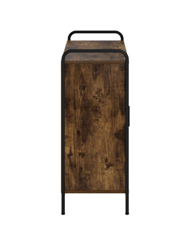 Credenza Rovere Fumo 97 x 33 x 81 cm Legno ingegnerizzato