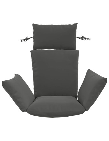 Cuscino Adirondack PUTTEN 100% Poliestere Antracite