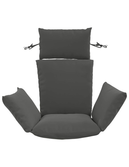Cuscino Adirondack PUTTEN 100% Poliestere Antracite