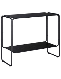 Credenza Rovere Nero 93.5 x 38 x 75 cm Legno ingegnerizzato