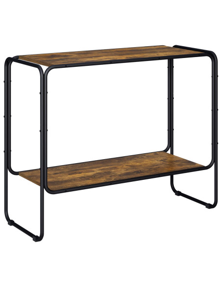 Credenza Rovere Fumo 93.5 x 38 x 75 cm Legno ingegnerizzato
