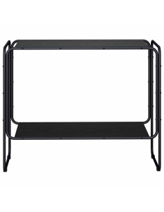 Credenza Rovere Nero 93.5 x 38 x 75 cm Legno ingegnerizzato 2