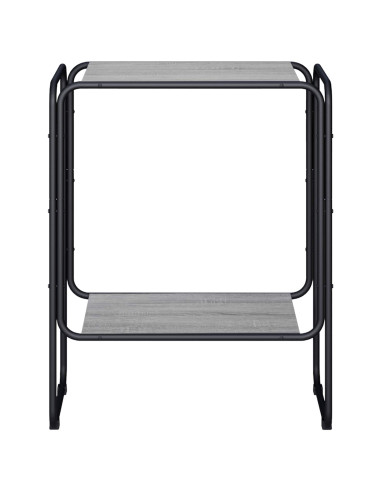 Credenza Sonoma grigio 60 x 38 x 75 cm Legno ingegnerizzato