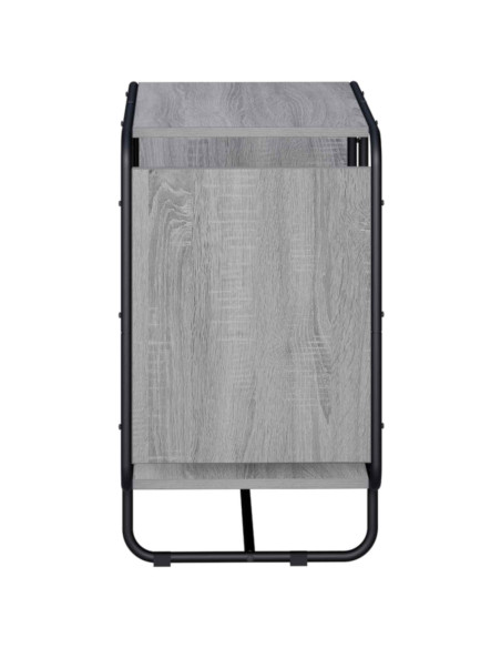 Credenza Sonoma grigio 60 x 37.5 x 64.5 cm Legno ingegnerizzato