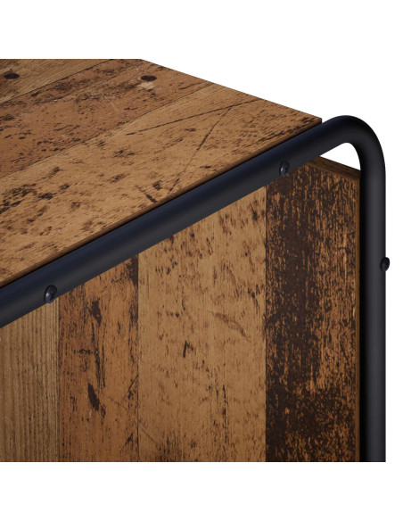 Credenza Legno antico 80 x 37,5 x 64,5 cm Legno ingegnerizzato