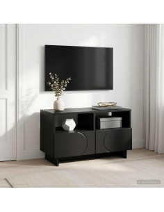 Supporto TV 60 x 34.5 x 40 cm Nero Legno ingegnerizzato