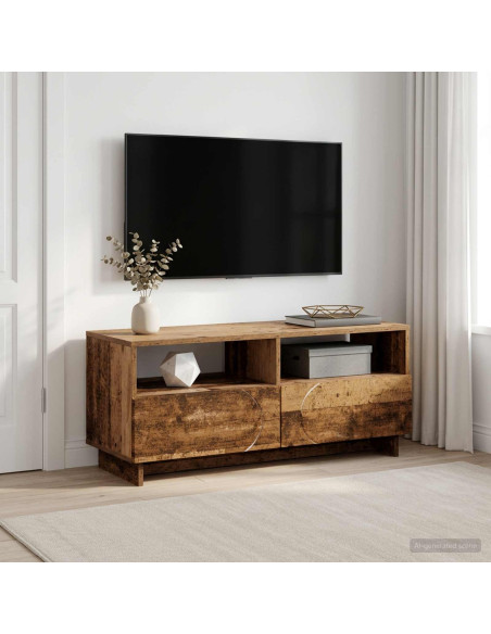 Supporto TV 90 x 34.5 x 40 cm Legno antico Legno ingegnerizzato