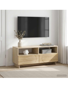 Supporto TV 90 x 34,5 x 40 cm Grigio Cemento