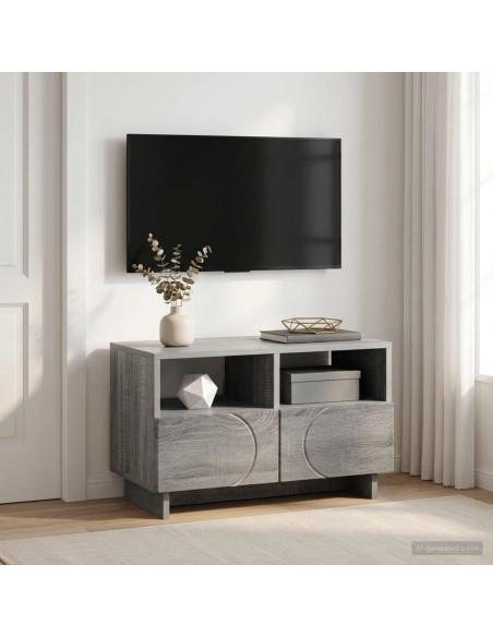 Supporto TV 60 x 34.5 x 40 cm Sonoma grigio