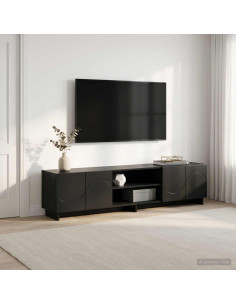 Supporto TV 179,5 x 34,5 x 40 cm Nero Legno ingegnerizzato