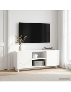 Supporto TV 90 x 34.5 x 40 cm Bianco Legno ingegnerizzato