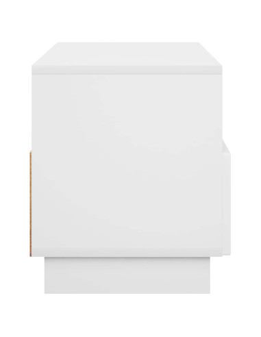 Supporto TV 90 x 34.5 x 40 cm Bianco Lucido