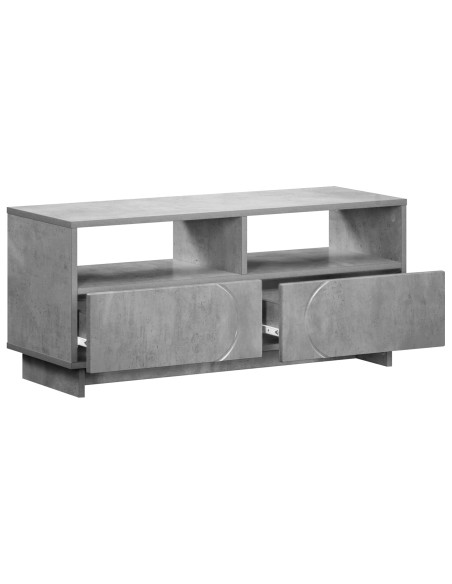 Supporto TV 90 x 34,5 x 40 cm Grigio Cemento