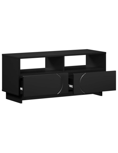 Supporto TV 90 x 34.5 x 40 cm Nero Legno ingegnerizzato