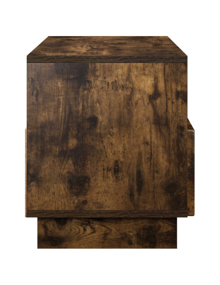 Supporto TV 90 x 34,5 x 40 cm Rovere Fumo Legno ingegnerizzato