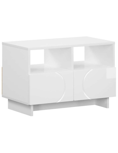 Supporto TV 60 x 34.5 x 40 cm Bianco Lucido