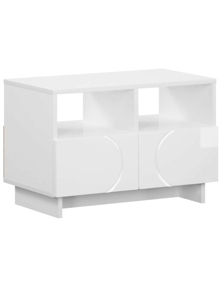 Supporto TV 60 x 34.5 x 40 cm Bianco Lucido