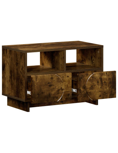 Supporto TV 60 x 34.5 x 40 cm Rovere Fumo Legno ingegnerizzato