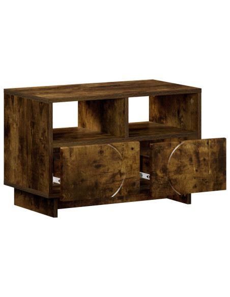 Supporto TV 60 x 34.5 x 40 cm Rovere Fumo Legno ingegnerizzato