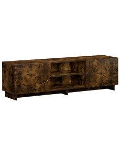 Supporto TV 140 x 34.5 x 40 cm Rovere Fumo Legno ingegnerizzato 2