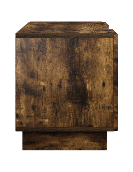 Supporto TV 140 x 34.5 x 40 cm Rovere Fumo Legno ingegnerizzato