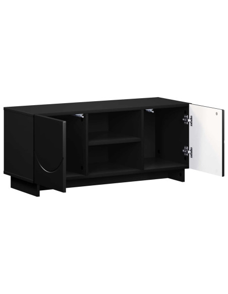 Supporto TV 90 x 34.5 x 40 cm Nero Legno ingegnerizzato