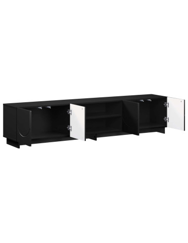 Supporto TV 179,5 x 34,5 x 40 cm Nero Legno ingegnerizzato